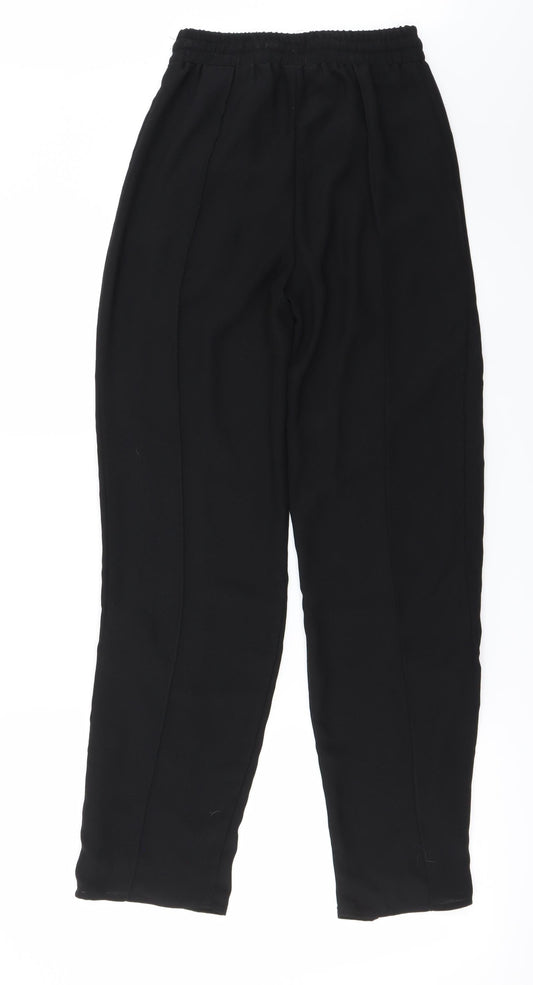Womens UK Size 4 H&M Regular Fit  Black Trousers