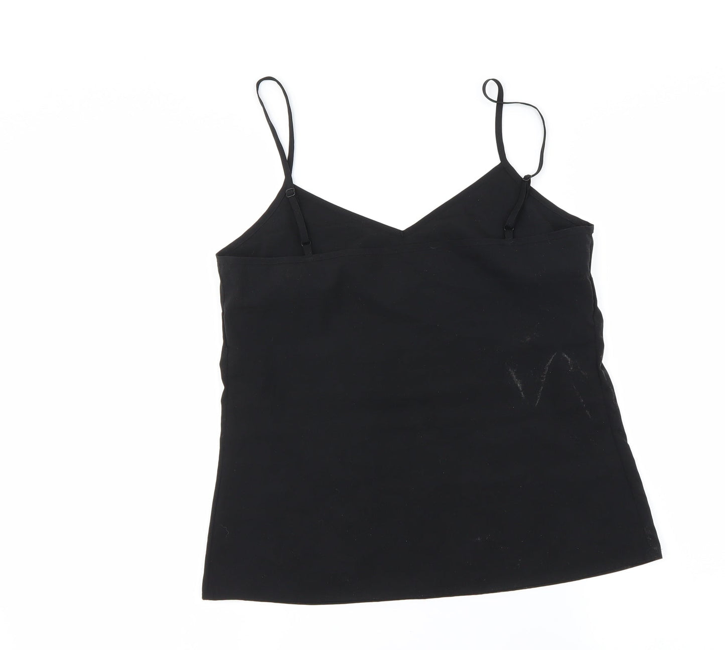 Womens UK Size 6 Marks and Spencer Black Basic T-Shirt