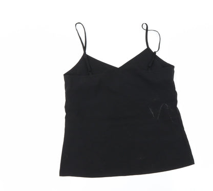 Womens UK Size 6 Marks and Spencer Black Basic T-Shirt