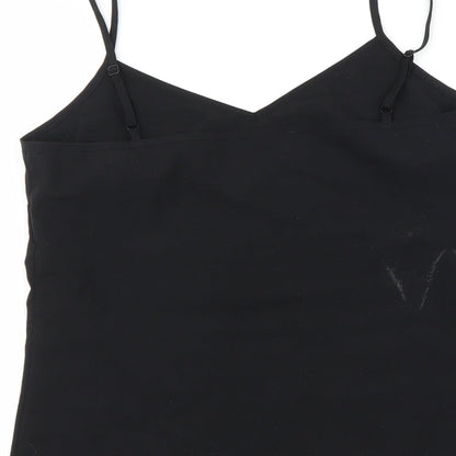 Womens UK Size 6 Marks and Spencer Black Basic T-Shirt