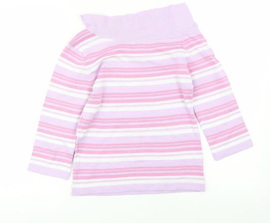 QED London Womens Purple   Basic Polo Size M