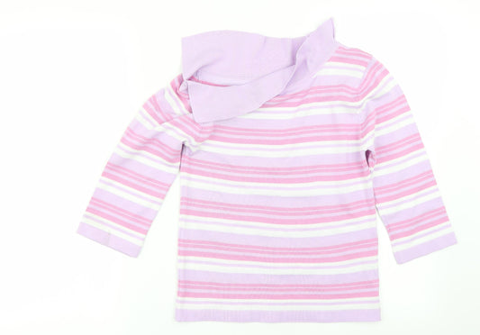 QED London Womens Purple   Basic Polo Size M