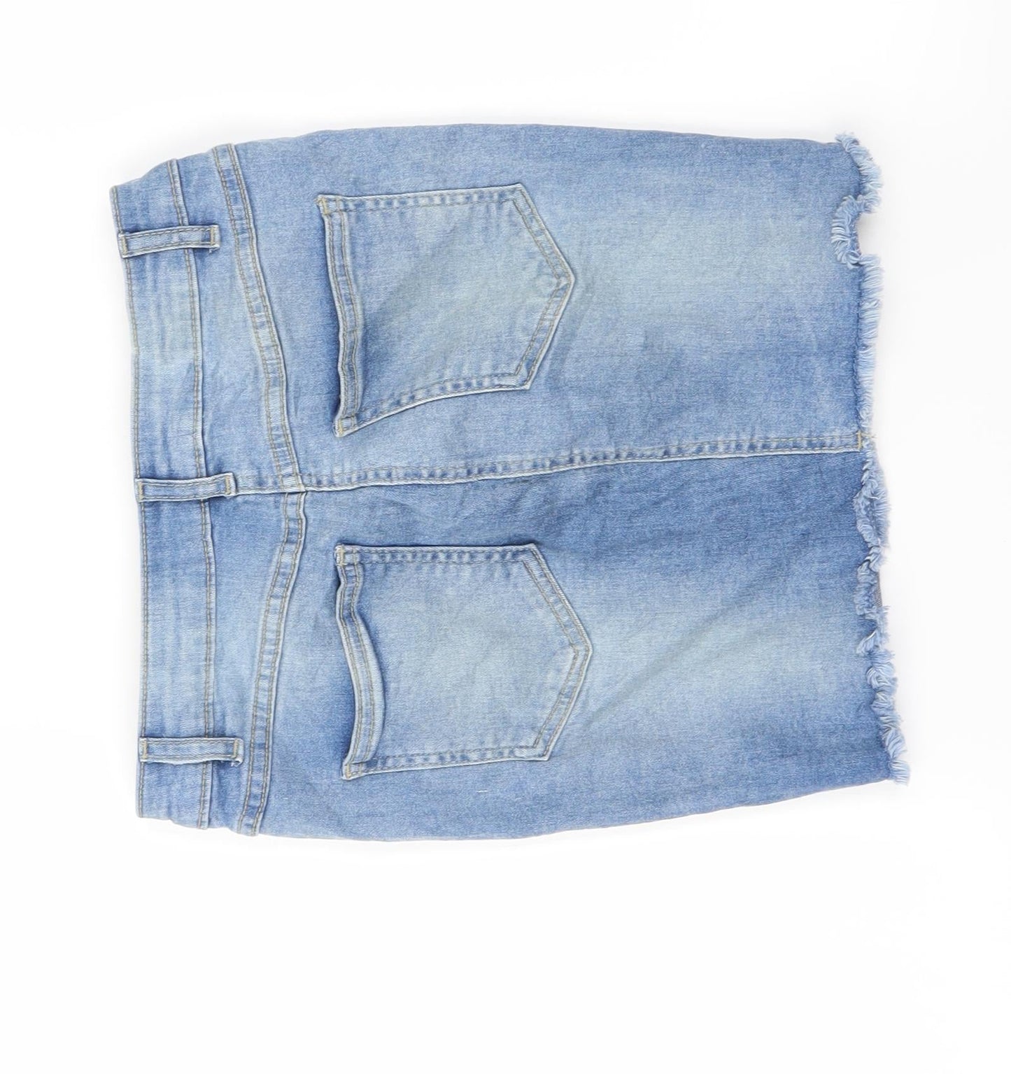 parisian Womens Blue   A-Line Skirt Size 8