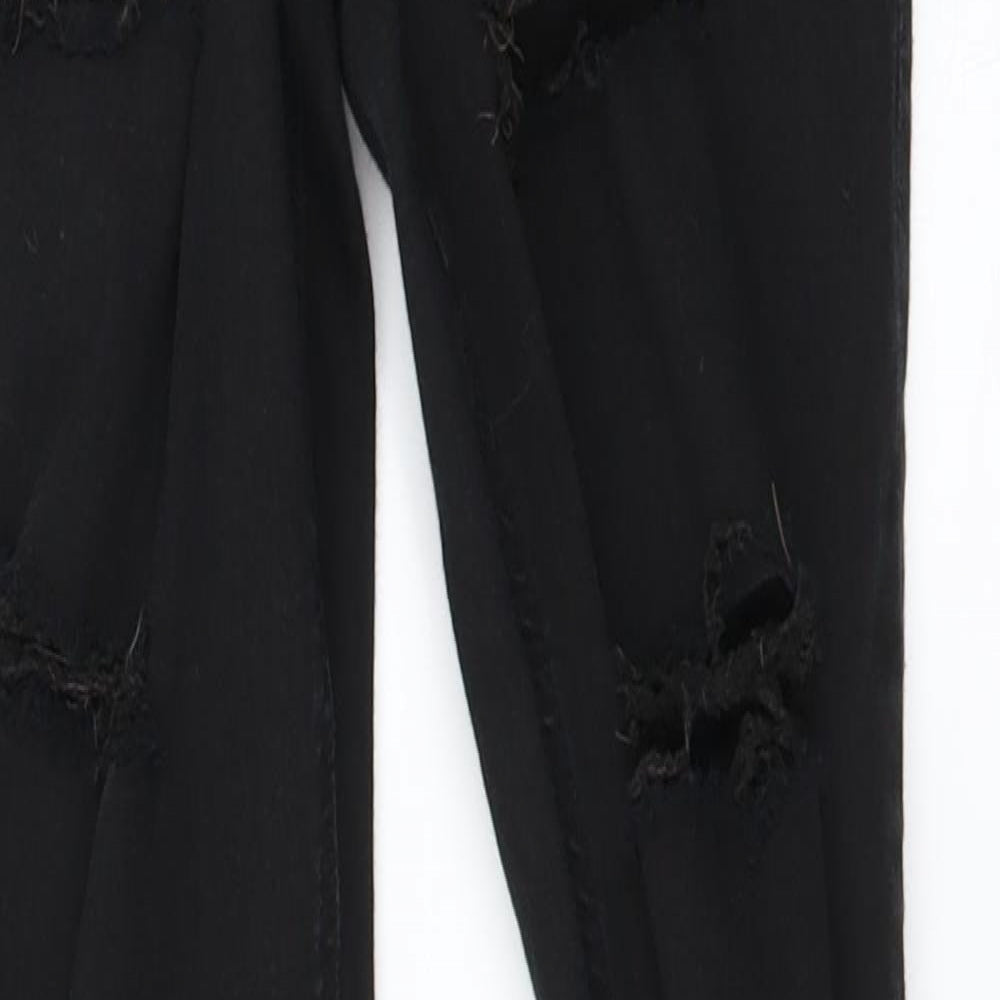 Mens UK Size 28 in Topshop Regular Fit Skinny Black Jeans