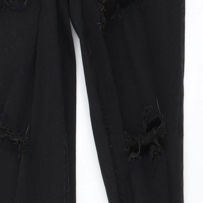 Mens UK Size 28 in Topshop Regular Fit Skinny Black Jeans