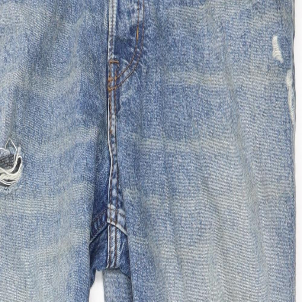 Womens UK Size 32 in Preworn Regular Fit Straight Blue Jeans
