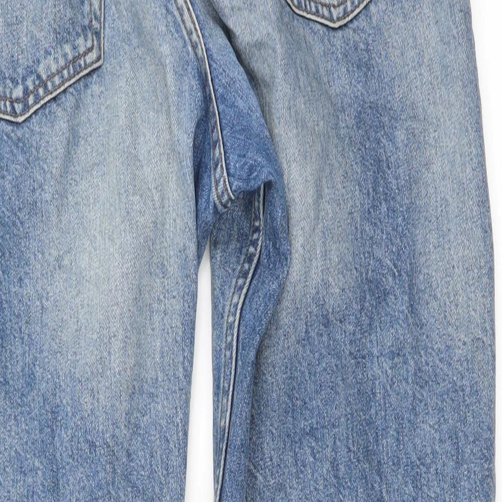 Womens UK Size 32 in Preworn Regular Fit Straight Blue Jeans