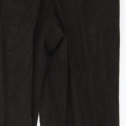 Womens UK Size 30 in Preworn Regular Fit Straight Brown Jeans
