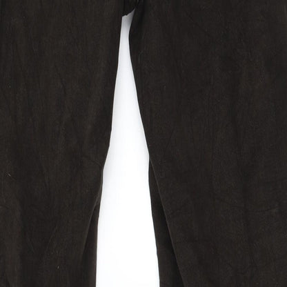 Womens UK Size 30 in Preworn Regular Fit Straight Brown Jeans