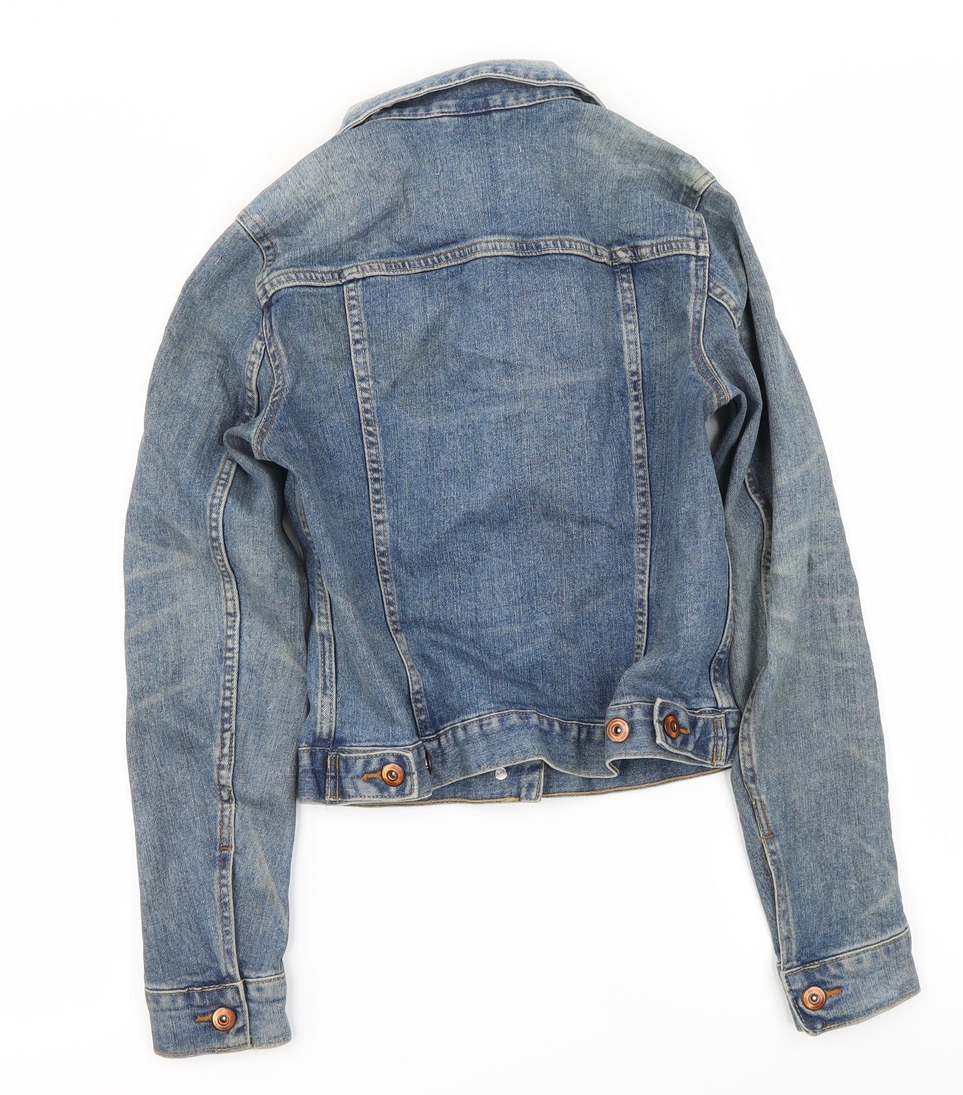 Womens UK Size 4 H&M Blue Jacket