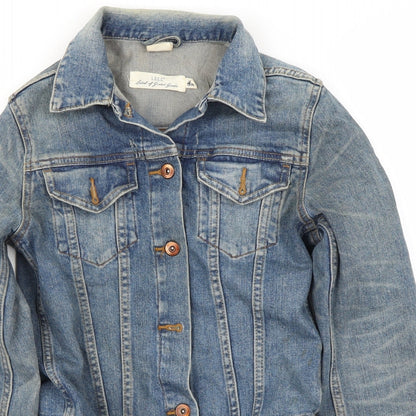 Womens UK Size 4 H&M Blue Jacket