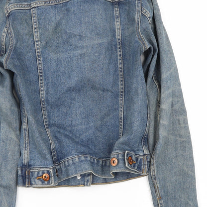 Womens UK Size 4 H&M Blue Jacket