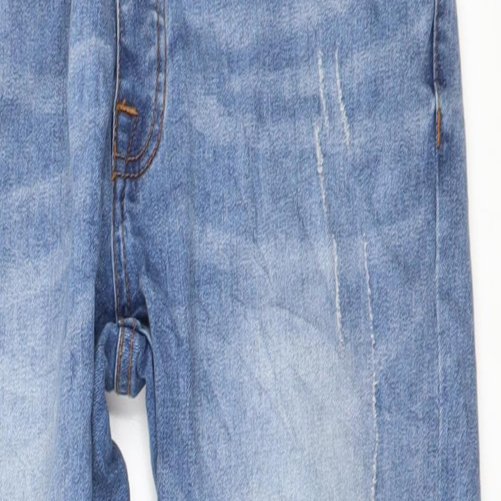 Mens UK Size 30 in Preworn Regular Fit Straight Blue Jeans