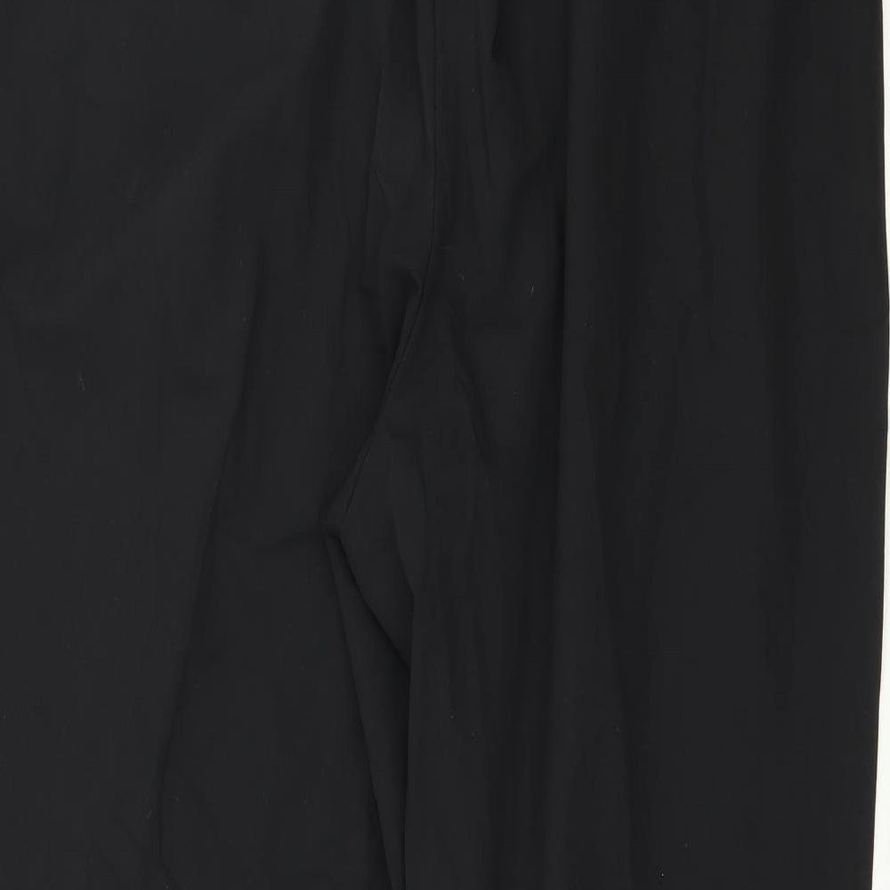 Edit Womens Black Striped  Trousers  Size 40 in L30 in