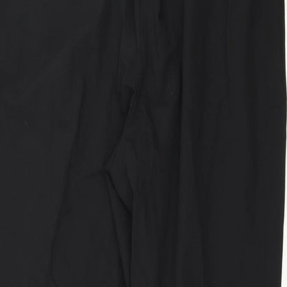 Edit Womens Black Striped  Trousers  Size 40 in L30 in