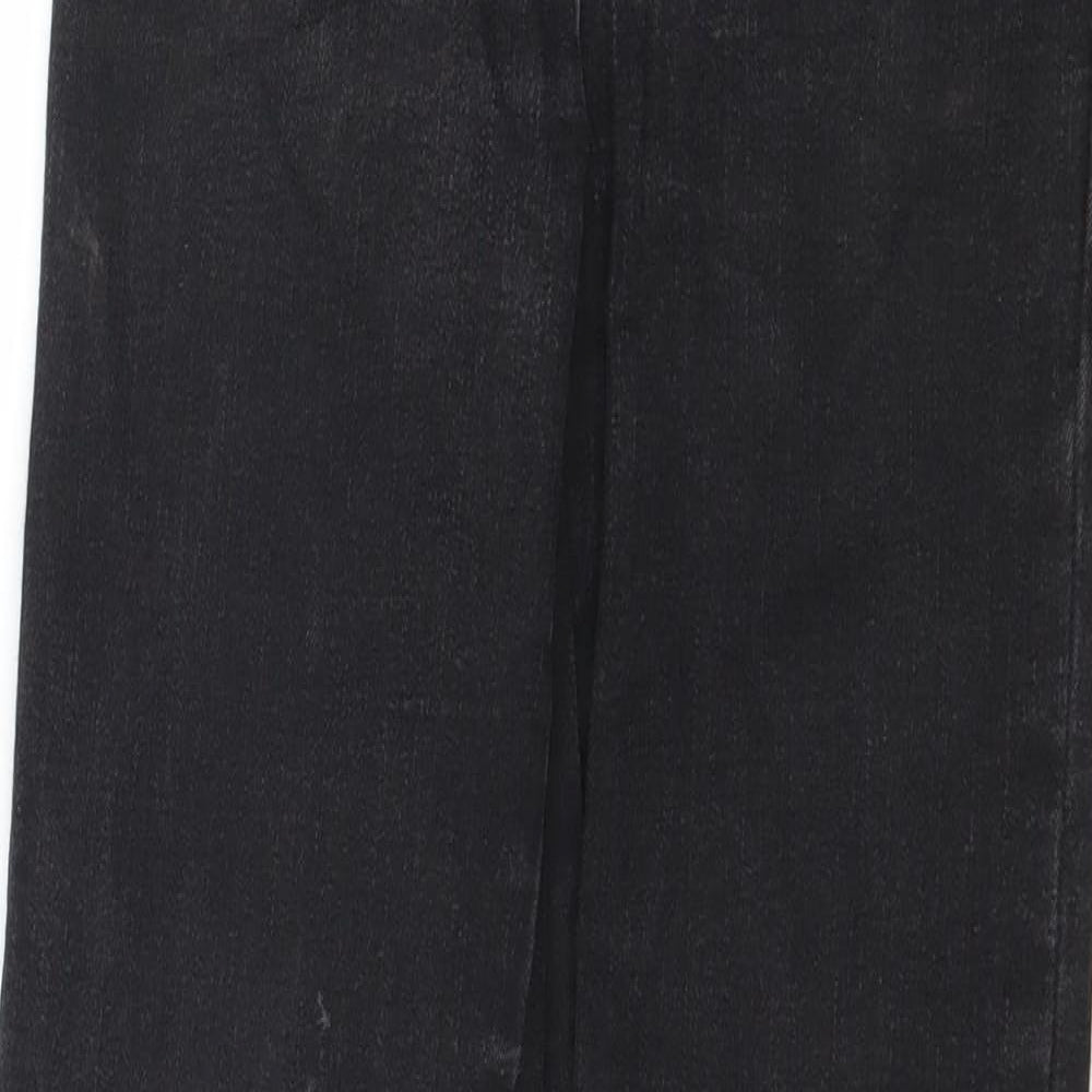 Miss Selfridge Womens Black  Denim Skinny Jeans Size 8 L28 in