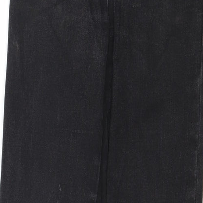 Miss Selfridge Womens Black  Denim Skinny Jeans Size 8 L28 in