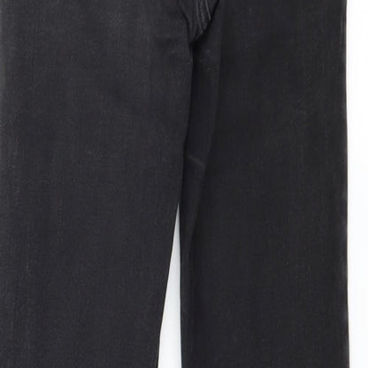 Miss Selfridge Womens Black  Denim Skinny Jeans Size 8 L28 in