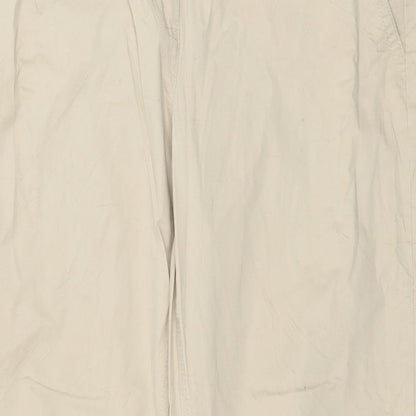 Manguun Womens Beige   Cargo Trousers Size 12 L29 in