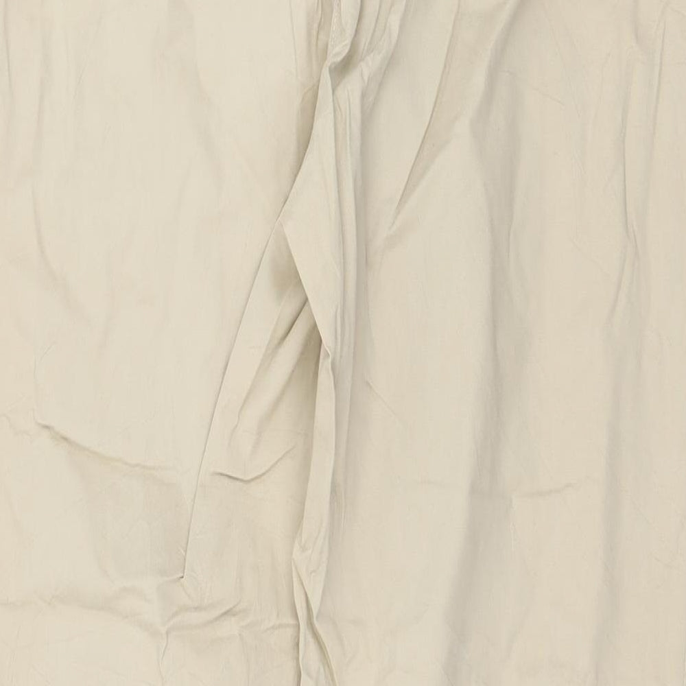Manguun Womens Beige   Cargo Trousers Size 12 L29 in