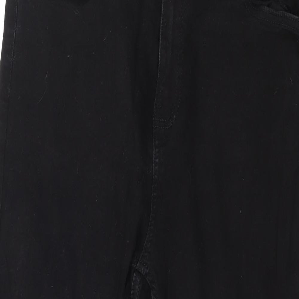 Denim 365 Womens Black  Denim Skinny Jeans Size 12 L24 in