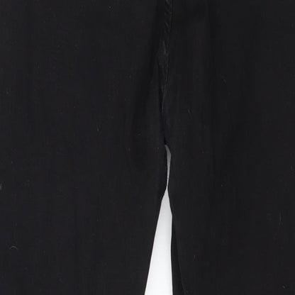 Denim 365 Womens Black  Denim Skinny Jeans Size 12 L24 in