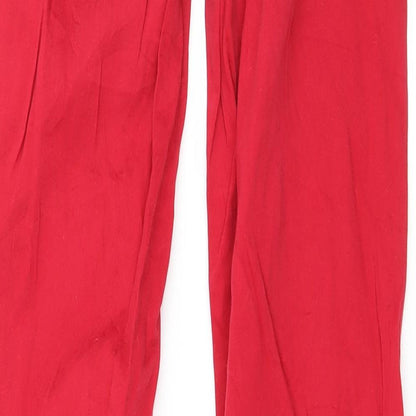 Place Du Jour Womens Red  Denim Skinny Jeans Size S L29 in