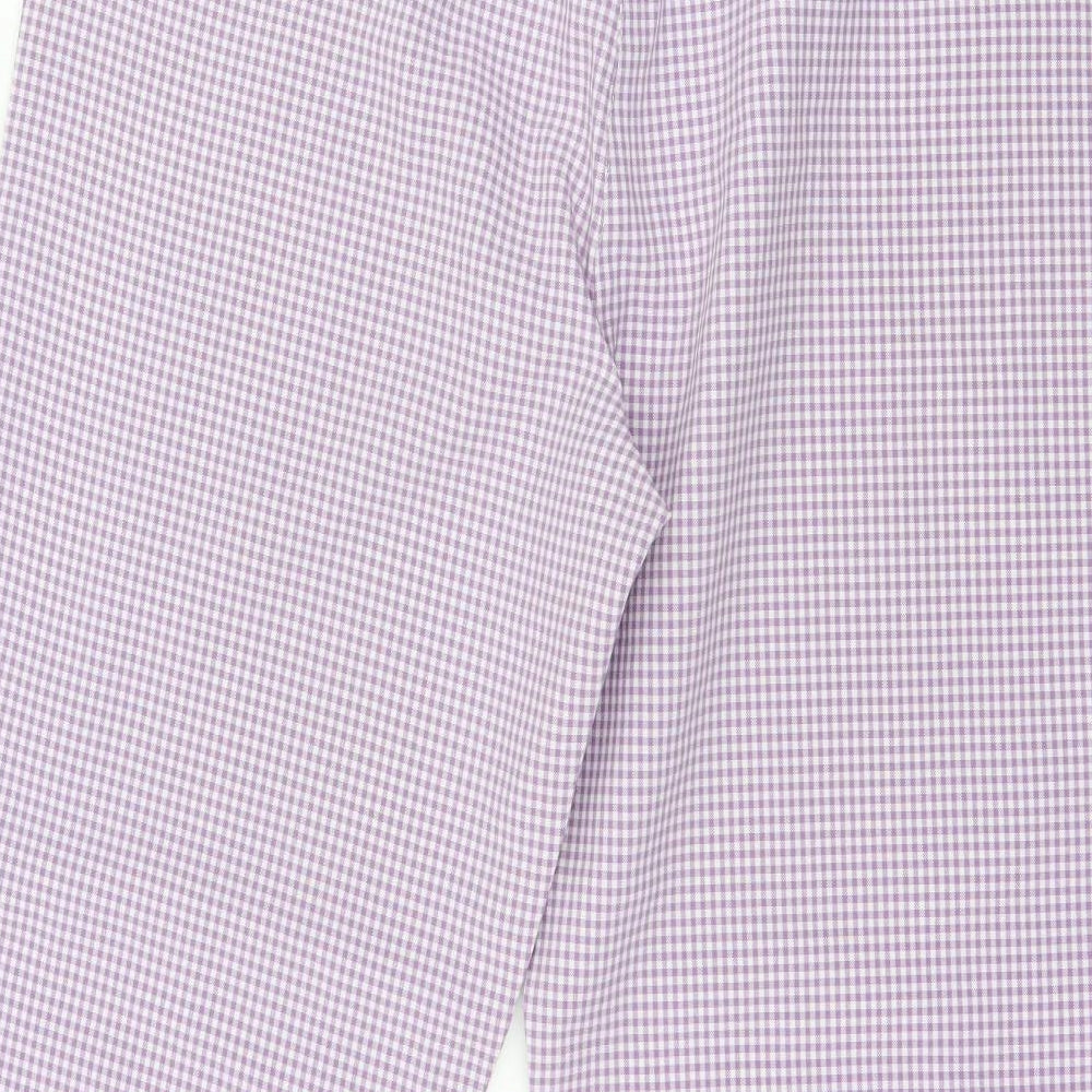 Odessa Womens Purple Check  Rain Trousers Trousers Size 16 L26 in