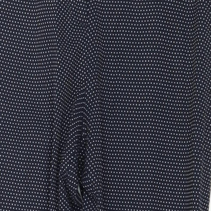 Womens UK Size 10 Zara Regular Fit  Blue Trousers
