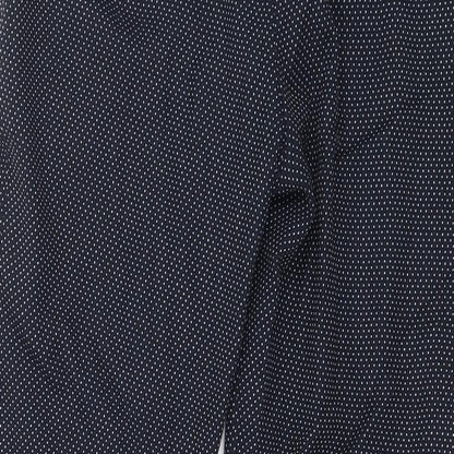 Womens UK Size 10 Zara Regular Fit  Blue Trousers
