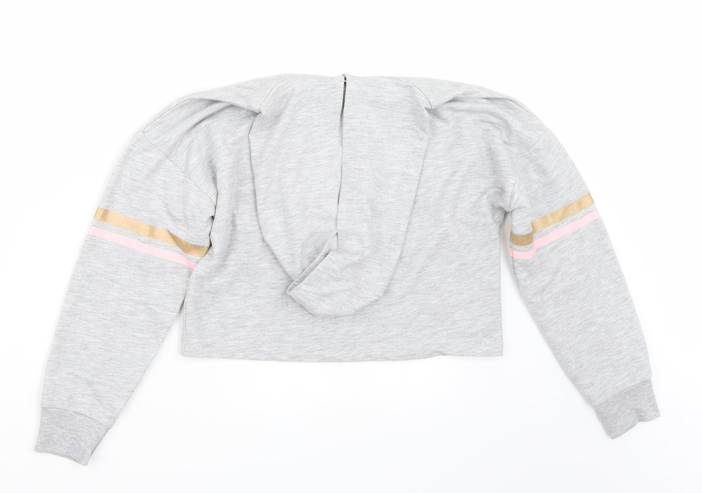 Primark Girls Grey  Rayon Pullover Hoodie Size 12 Years