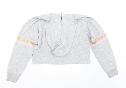 Primark Girls Grey  Rayon Pullover Hoodie Size 12 Years