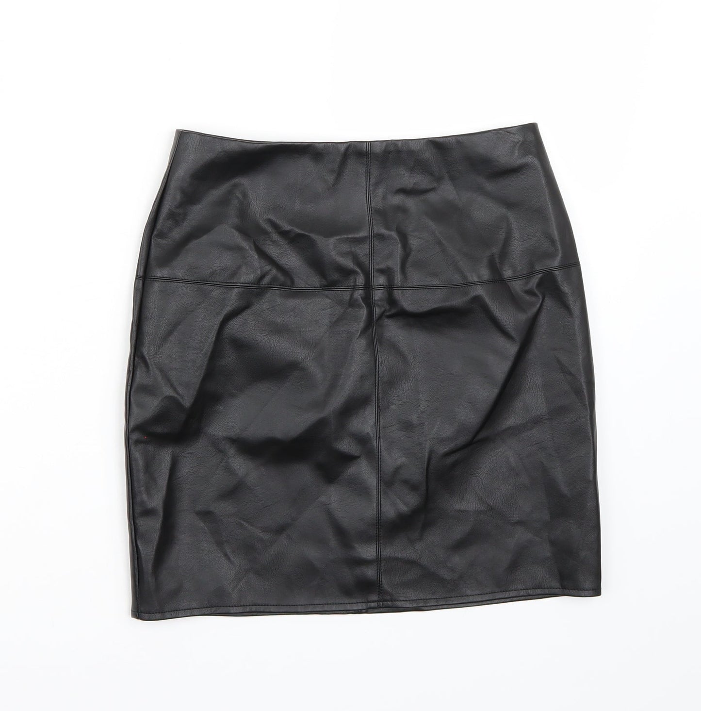 Missguided Womens Black   A-Line Skirt Size 8