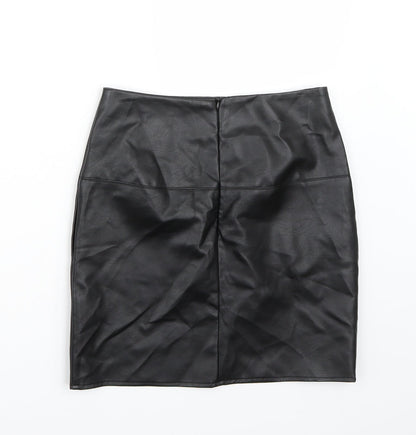 Missguided Womens Black   A-Line Skirt Size 8