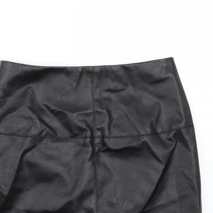 Missguided Womens Black   A-Line Skirt Size 8