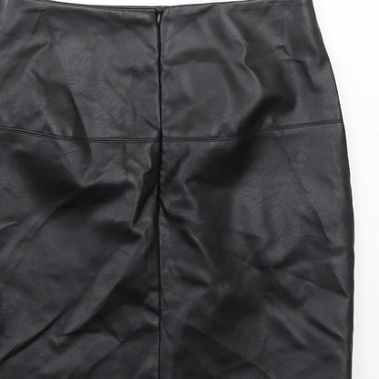 Missguided Womens Black   A-Line Skirt Size 8