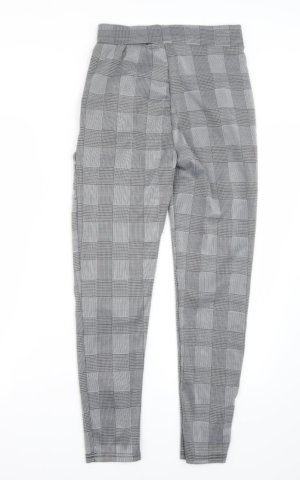 Womens UK Size M Preworn Regular Fit Bloomer White Trousers