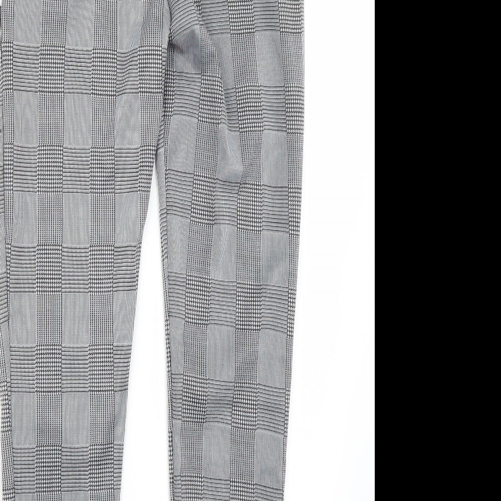 Womens UK Size M Preworn Regular Fit Bloomer White Trousers