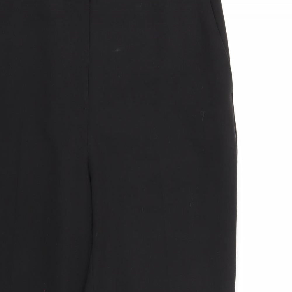 Womens UK Size 12 Dorothy Perkins Regular Fit Carrot Black Trousers
