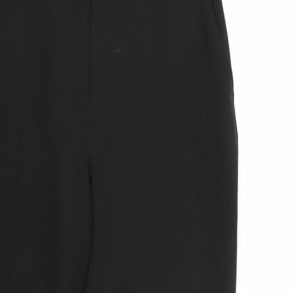 Womens UK Size 12 Dorothy Perkins Regular Fit Carrot Black Trousers