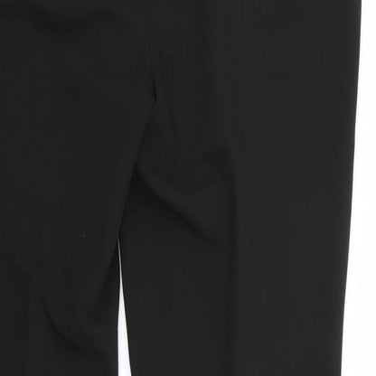 Womens UK Size 12 Dorothy Perkins Regular Fit Carrot Black Trousers
