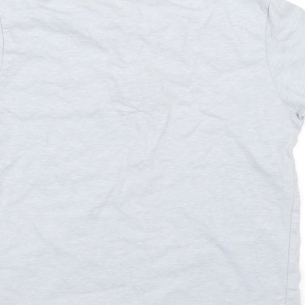 Next Boys Grey  Rayon Basic T-Shirt Size 7 Years