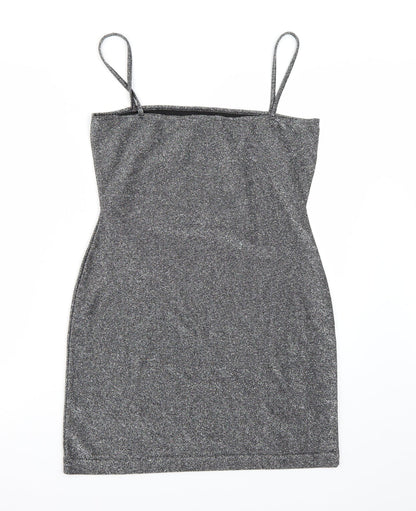 Collision Womens Silver   A-Line  Size 12