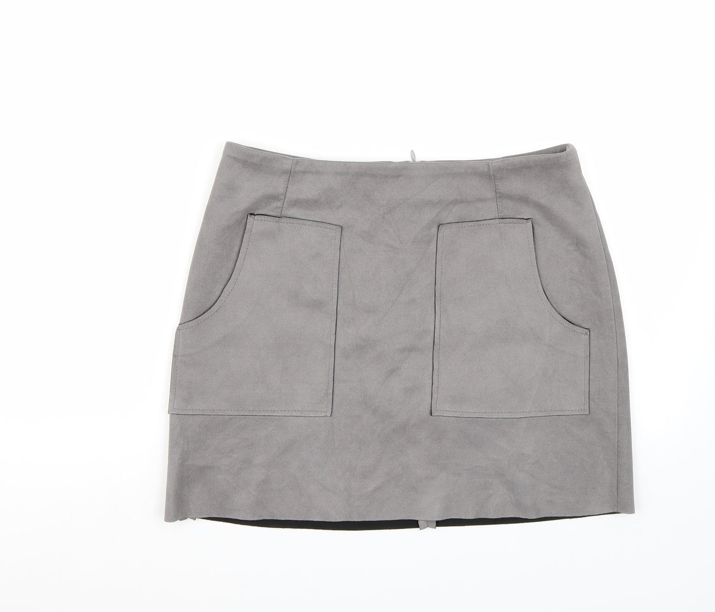 Primark Womens Grey   A-Line Skirt Size 12