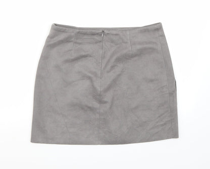 Primark Womens Grey   A-Line Skirt Size 12