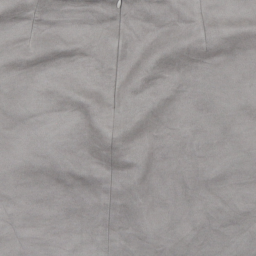 Primark Womens Grey   A-Line Skirt Size 12