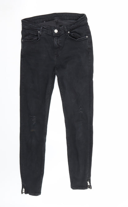Preworn Womens Black   Skinny Jeans  L27 in