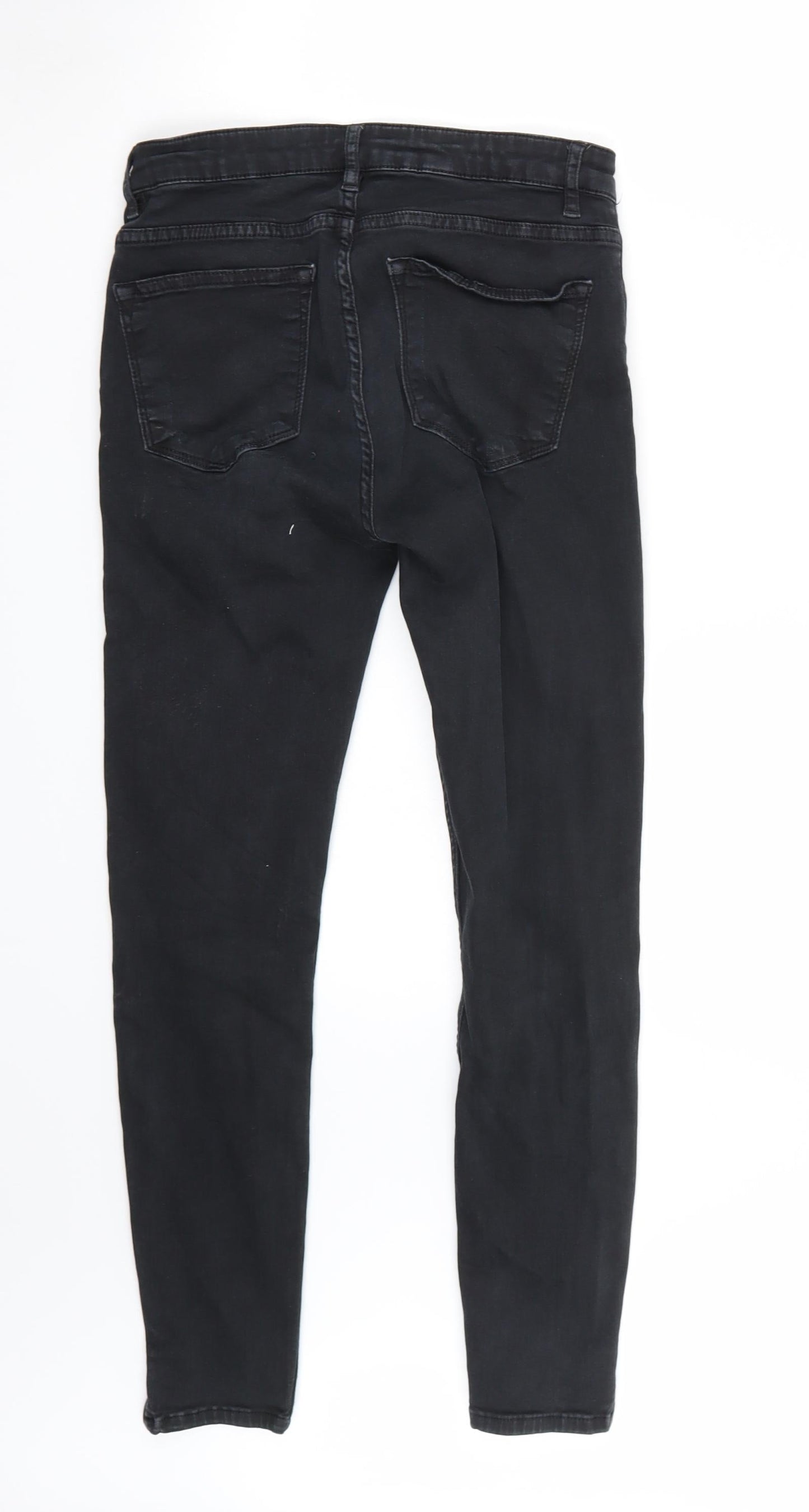 Preworn Womens Black   Skinny Jeans  L27 in