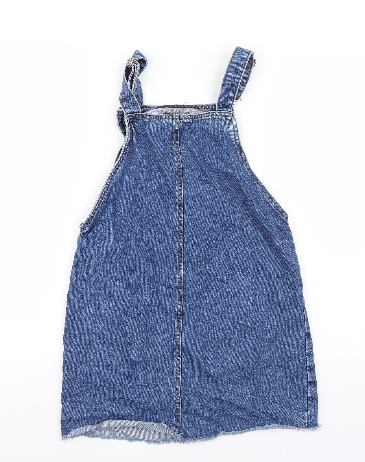 Denim & Co. Girls Blue   Dungaree One-Piece Size 11 Years