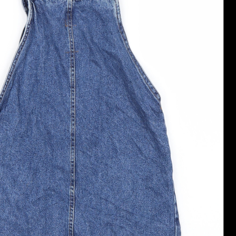 Denim & Co. Girls Blue   Dungaree One-Piece Size 11 Years